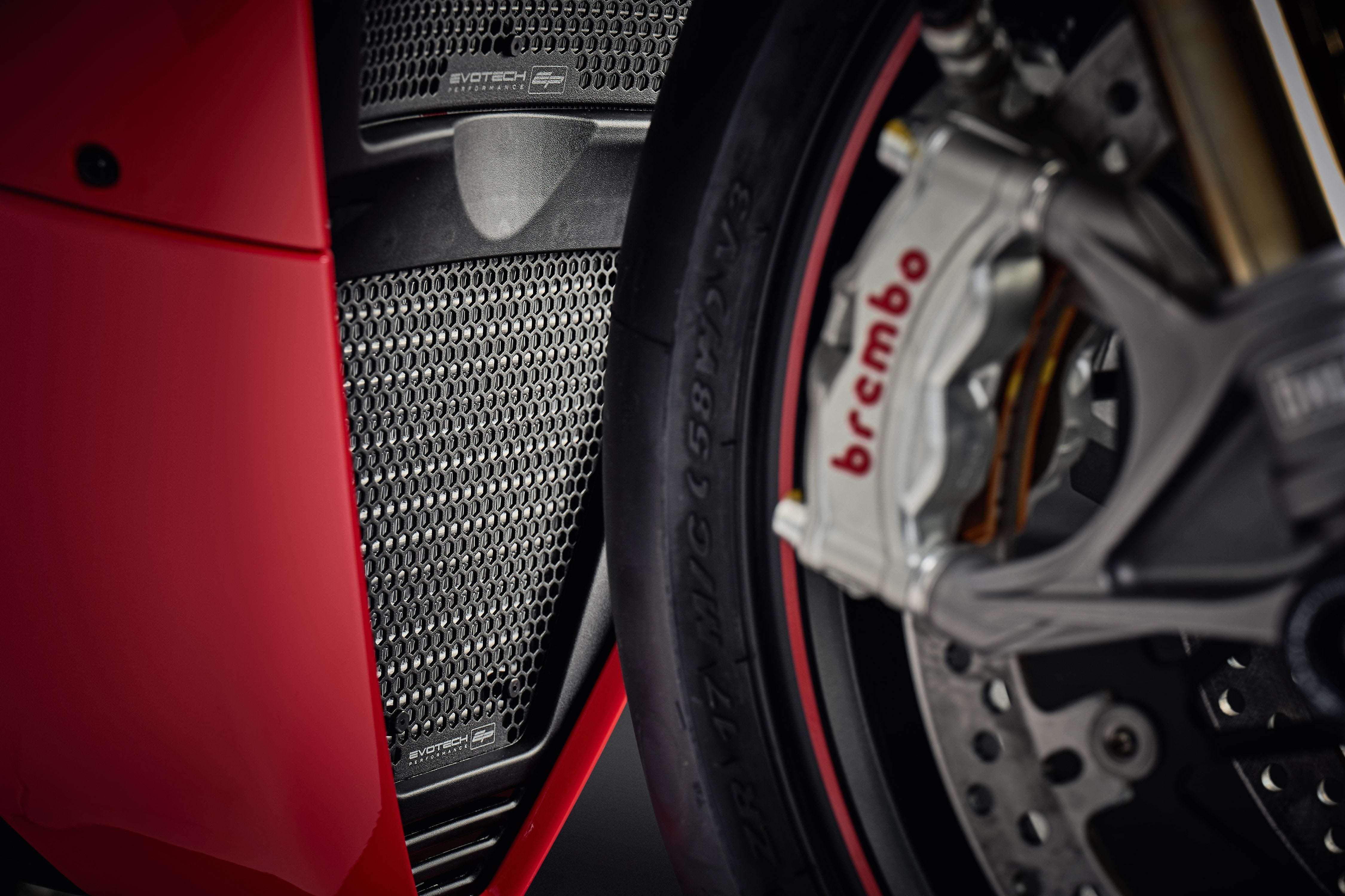 Evotech Ducati Panigale V4 Speciale Radiator Guard Set (2018-2020)