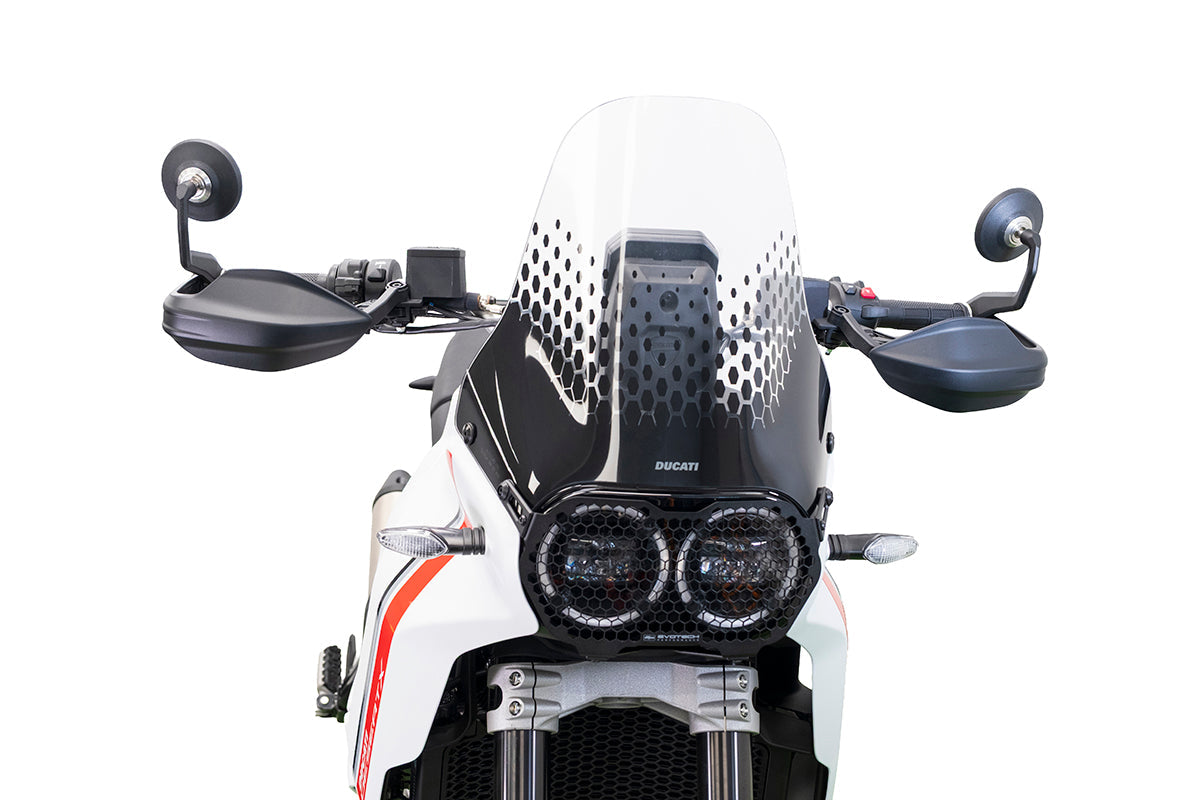 Evotech Handguard Bar End Mirrors (Retro) - Ducati DesertX Rally (2024 - 2025)