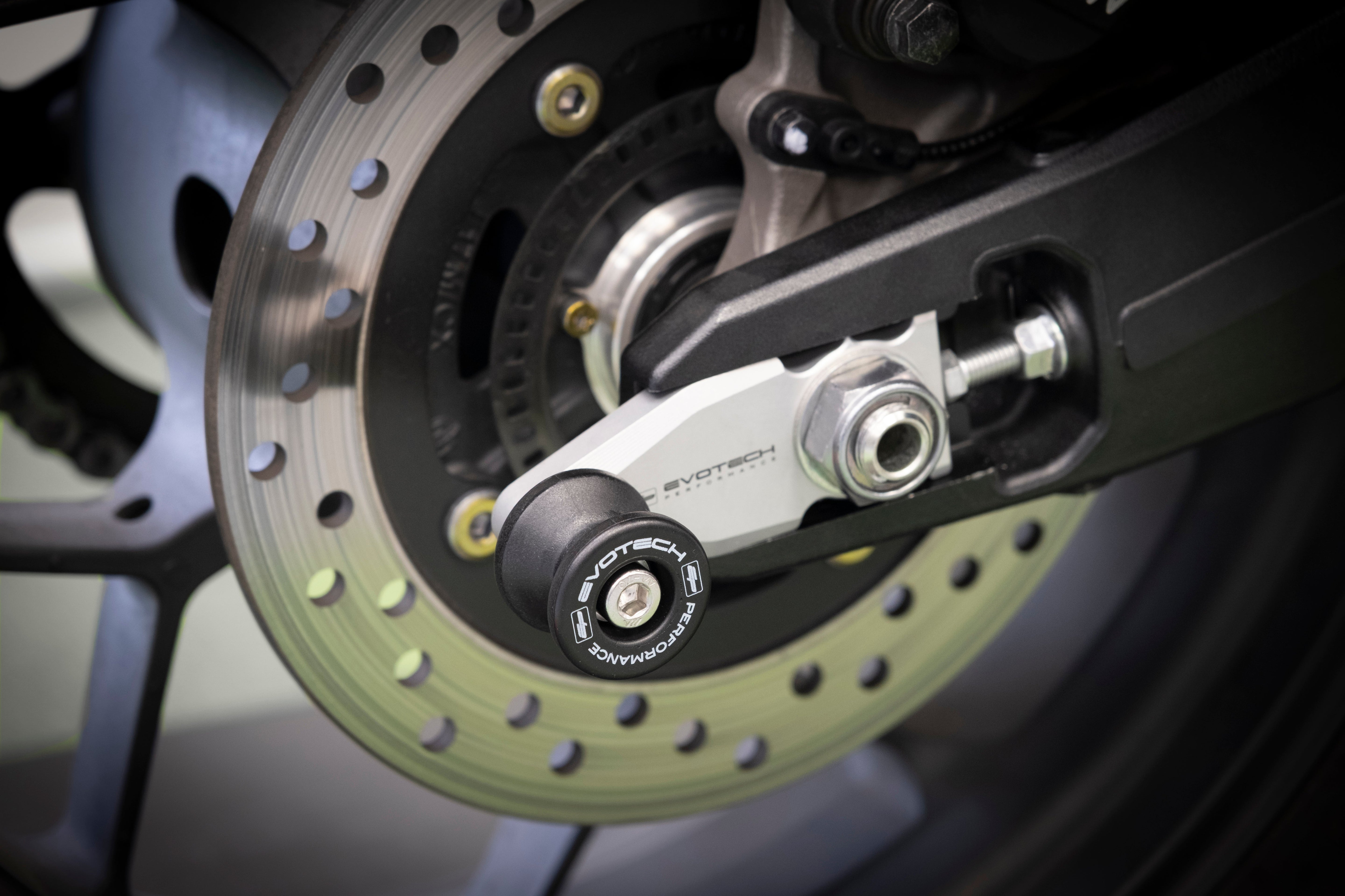 Evotech Paddock Stand Chain Adjuster Blocks - Honda CB650F (2017 - 2020)