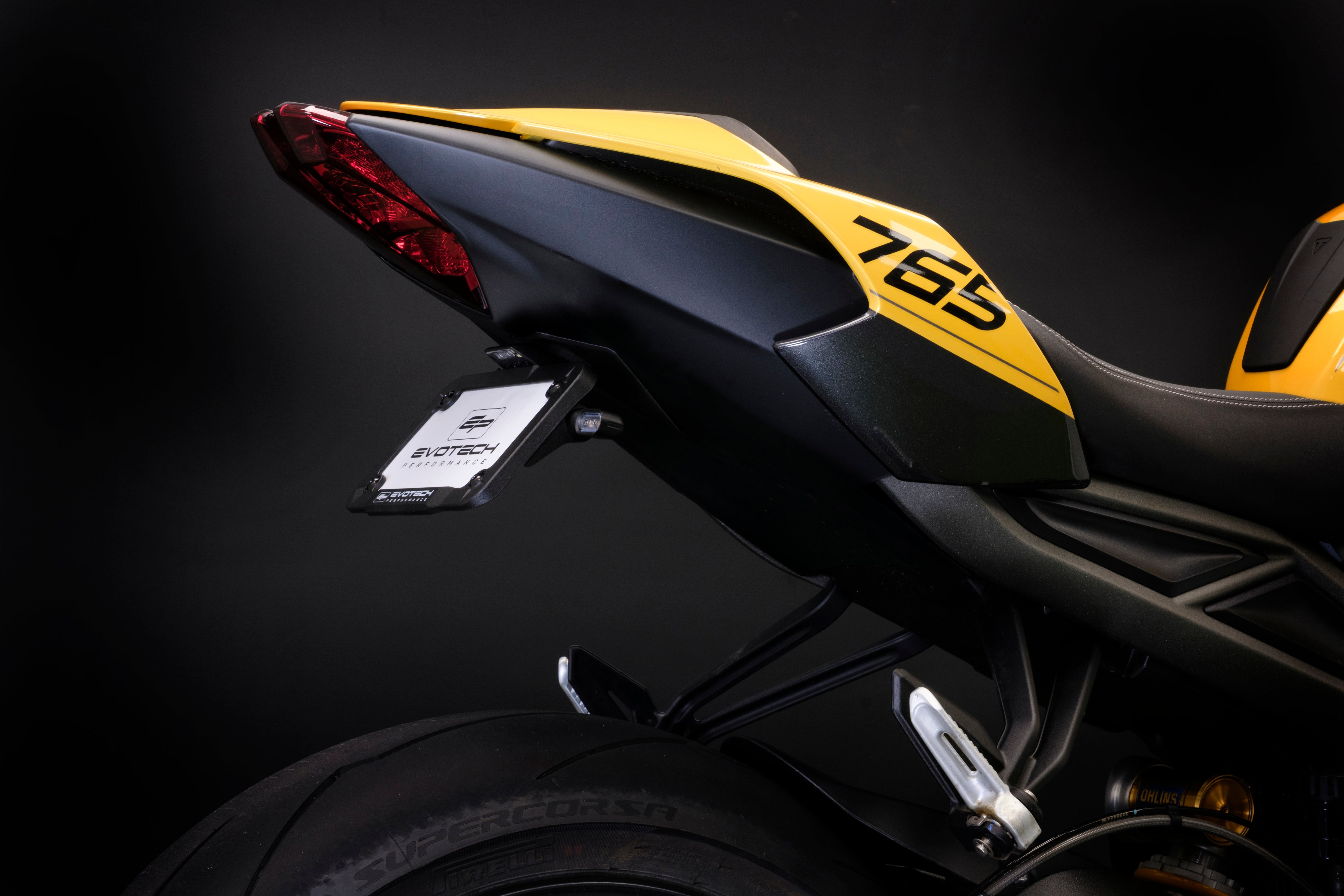 Evotech Dynamic Tail Tidy Including V1 Indicators - Triumph Street Triple 765 R (2023+)