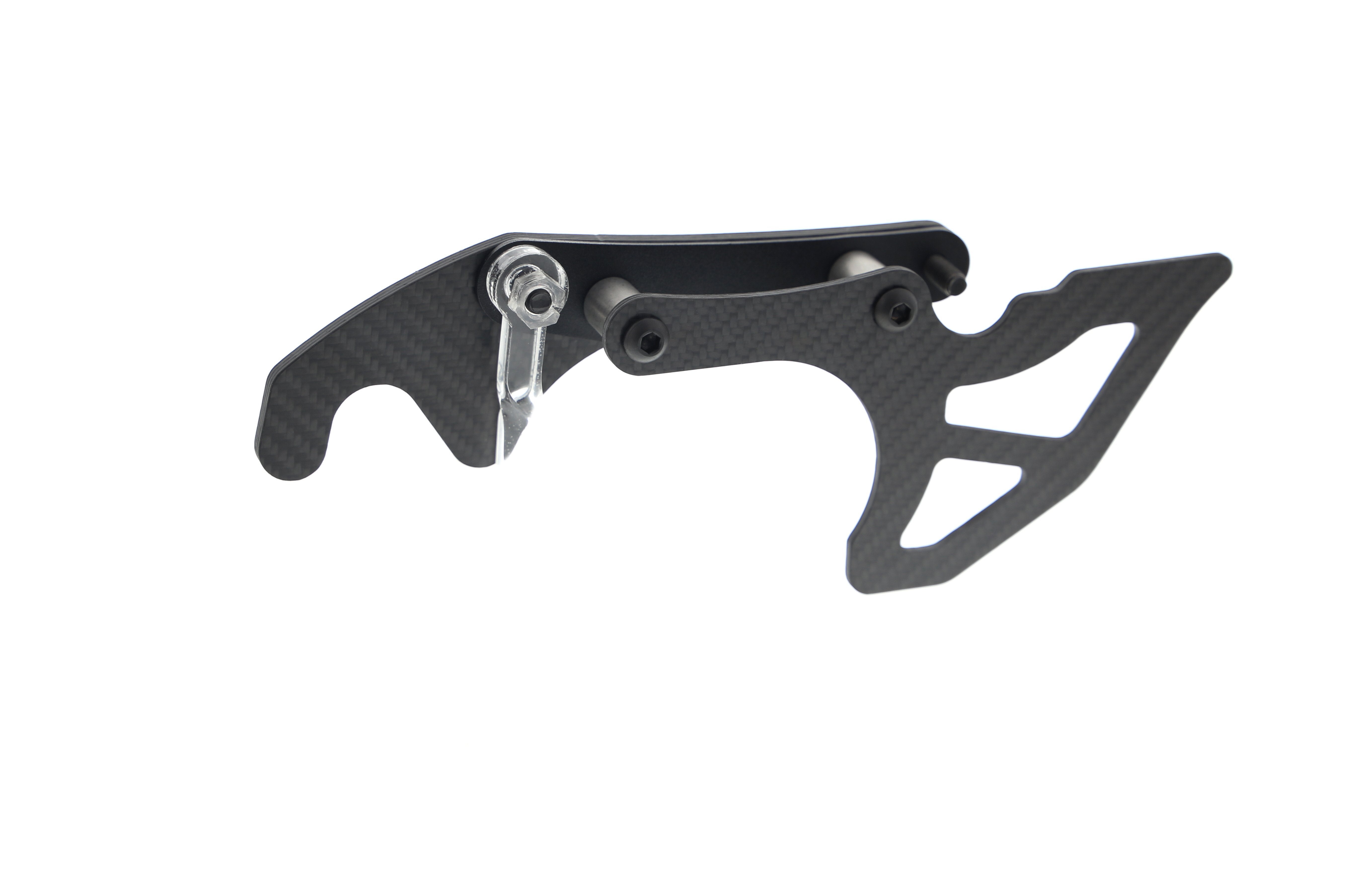 Evotech Carbon Fibre Toe Guard / GP Style Paddock Stand Plates - Yamaha YZF-R7 (2026+)