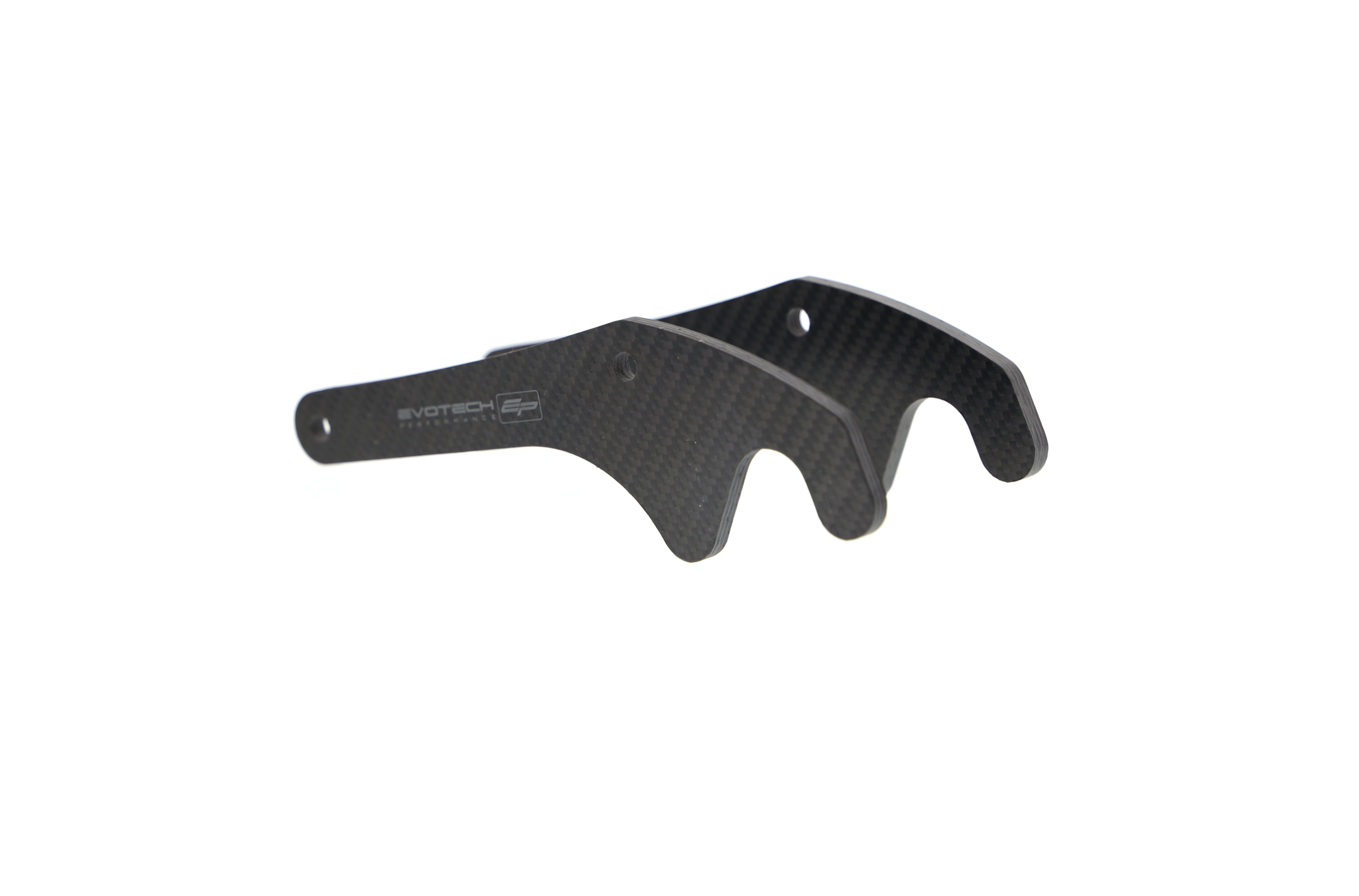 Evotech Carbon Fibre Paddock Stand Plates - Yamaha YZF-R7 (2026+)