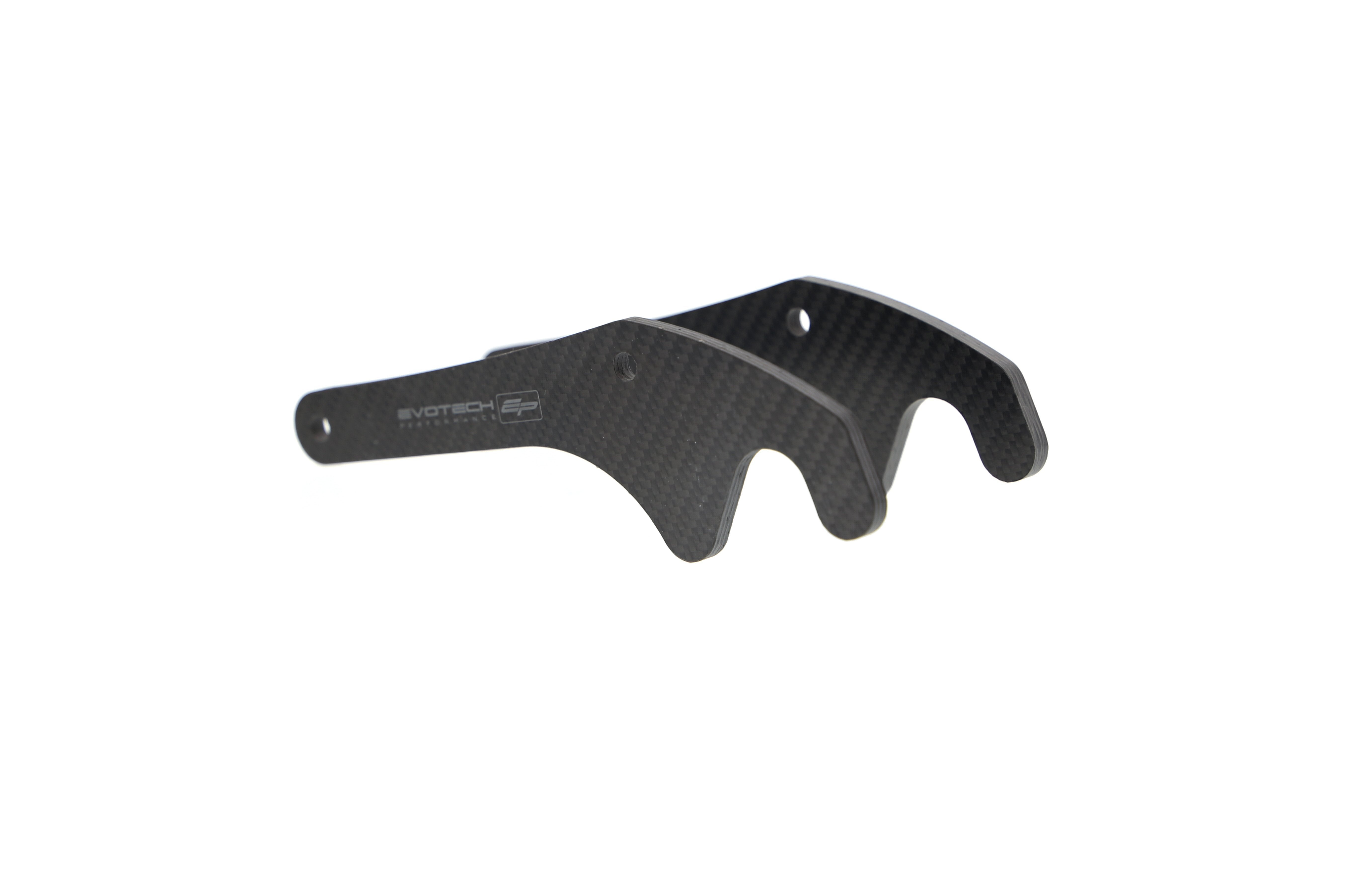 Evotech Carbon Fibre Paddock Stand Plates - Yamaha YZF-R7 (2022 - 2025)
