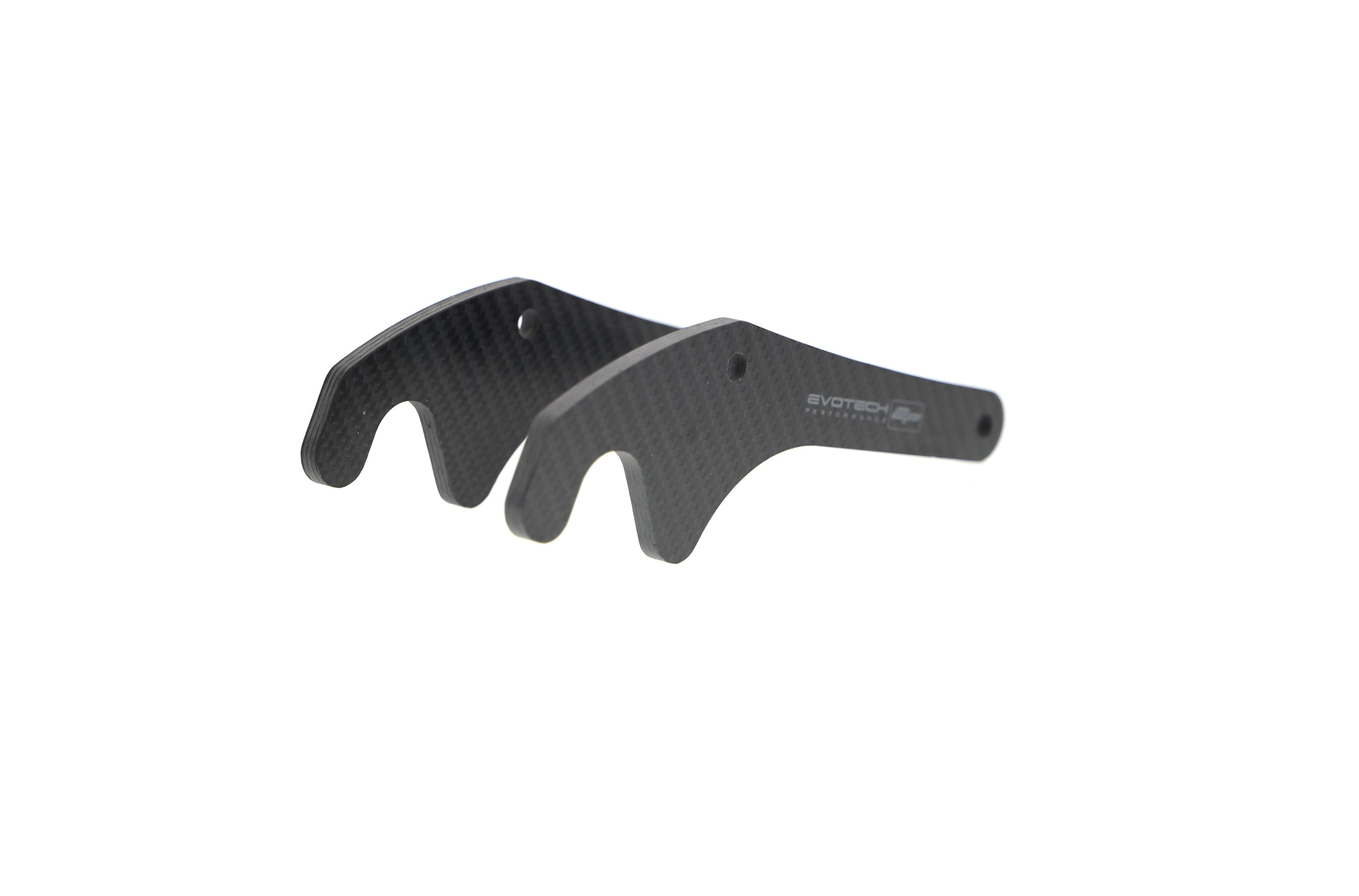 Evotech Carbon Fibre Paddock Stand Plates - Yamaha YZF-R7 (2022 - 2025)