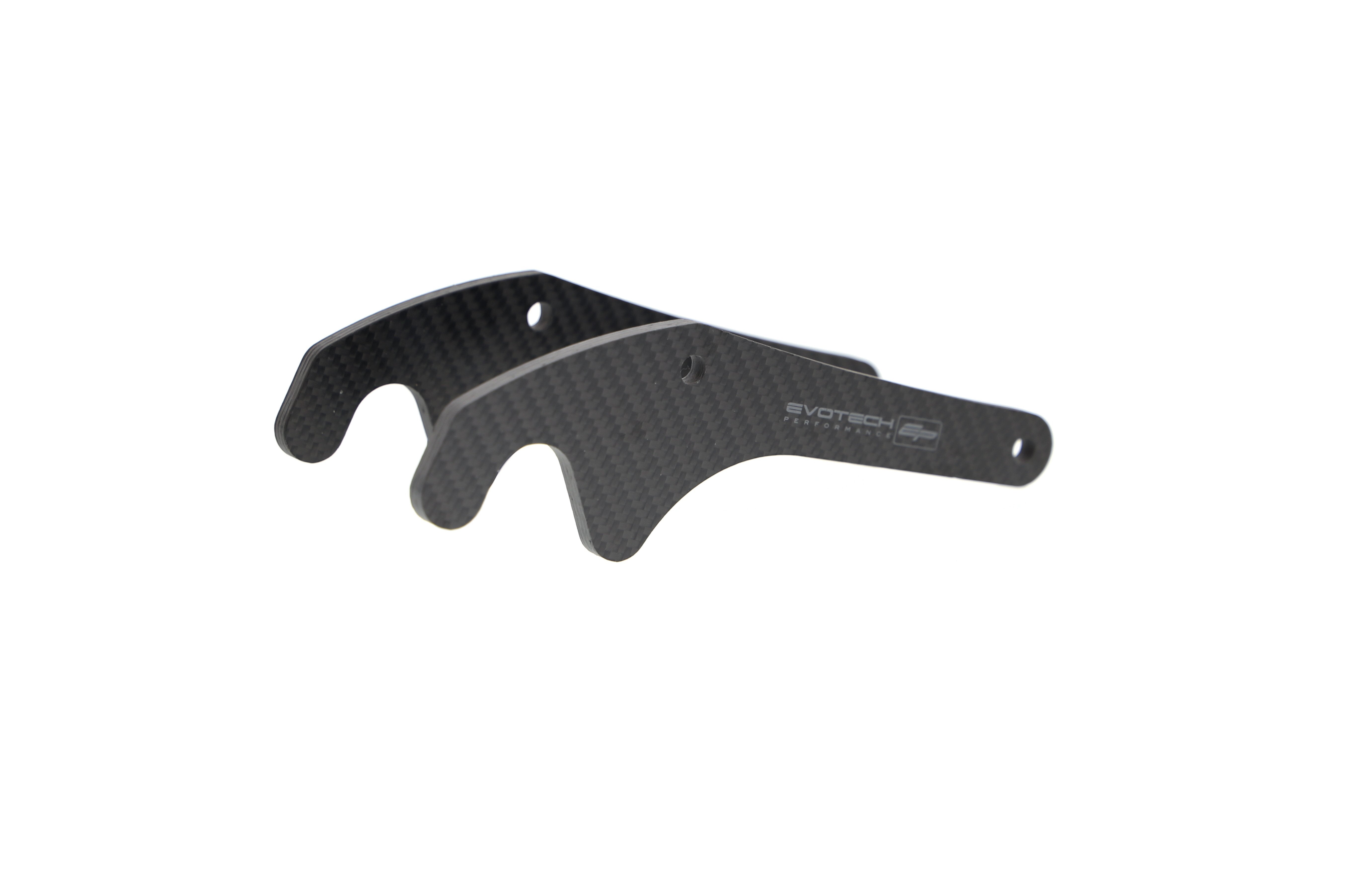 Evotech Carbon Fibre Paddock Stand Plates - Yamaha FZ-10 (2017-2021)