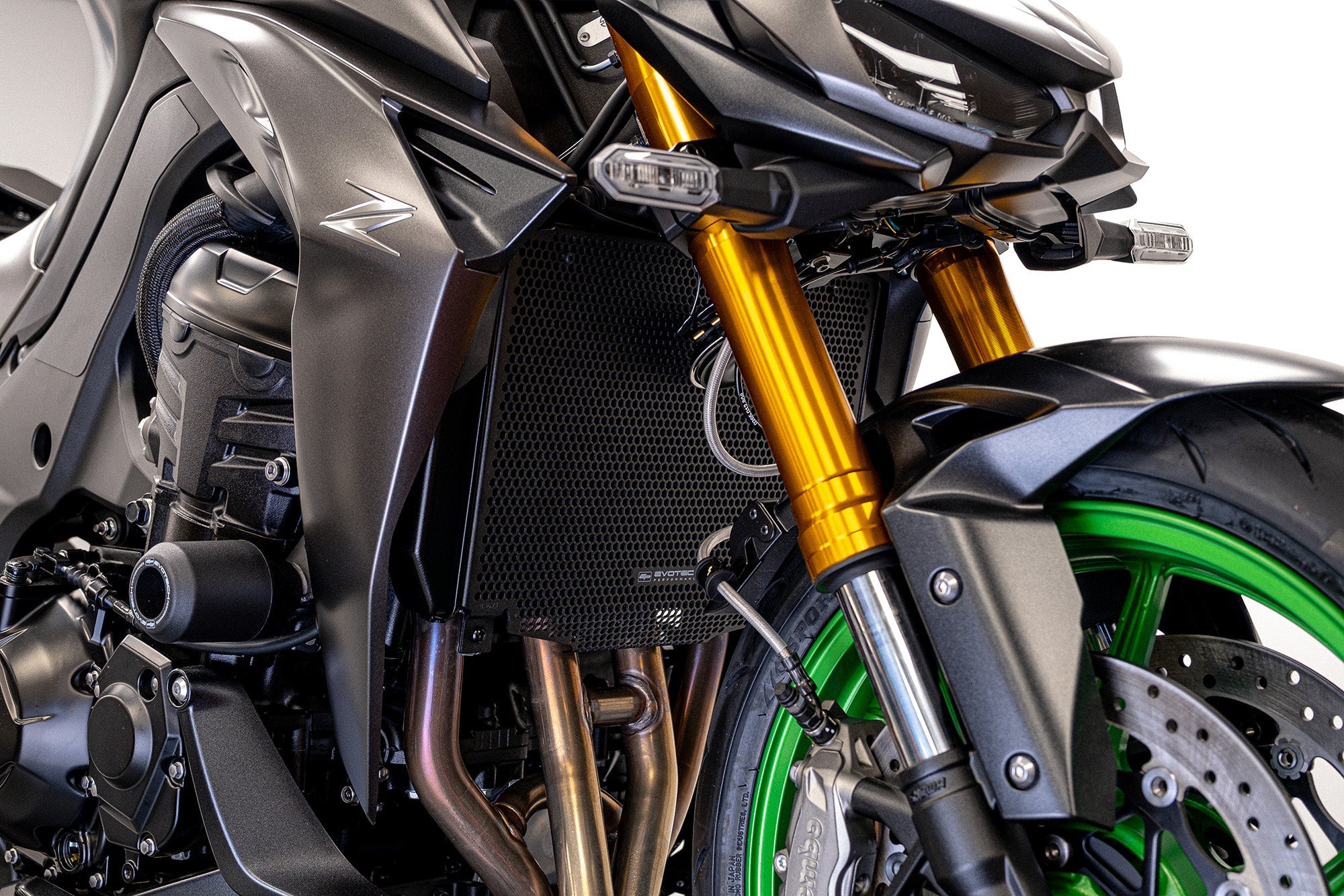 Evotech Radiator Guard - Kawasaki Z1100 (2026+)