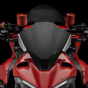 Rizoma Headlight fairing with Mounting kit — Carbon and Aluminum — ZDM159AK