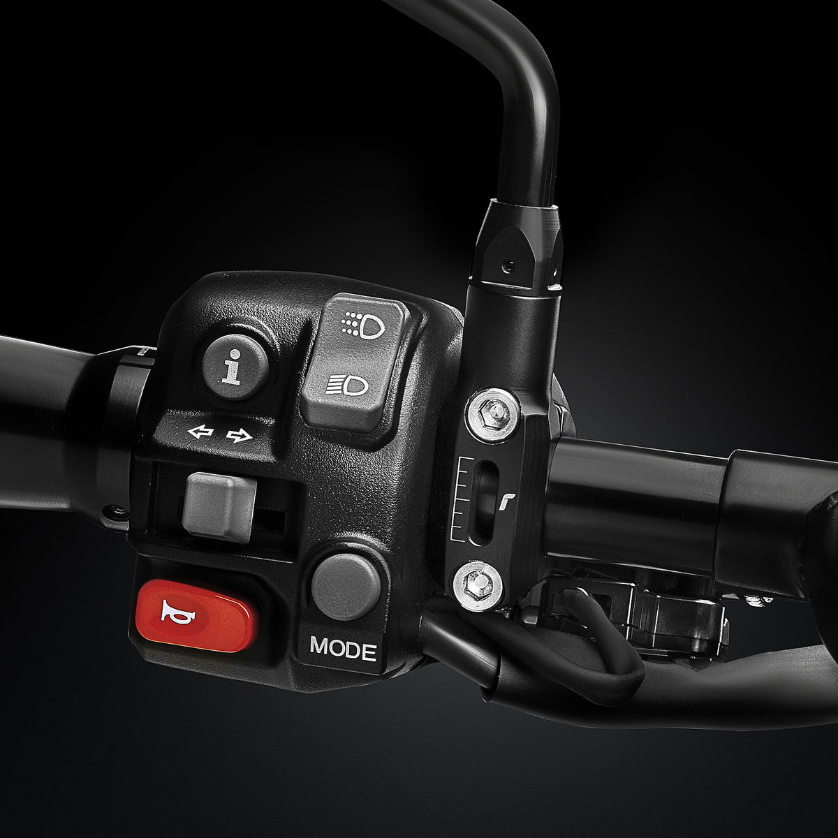 Rizoma Mirror bracket for Ø 22 mm handlebar — BS770B