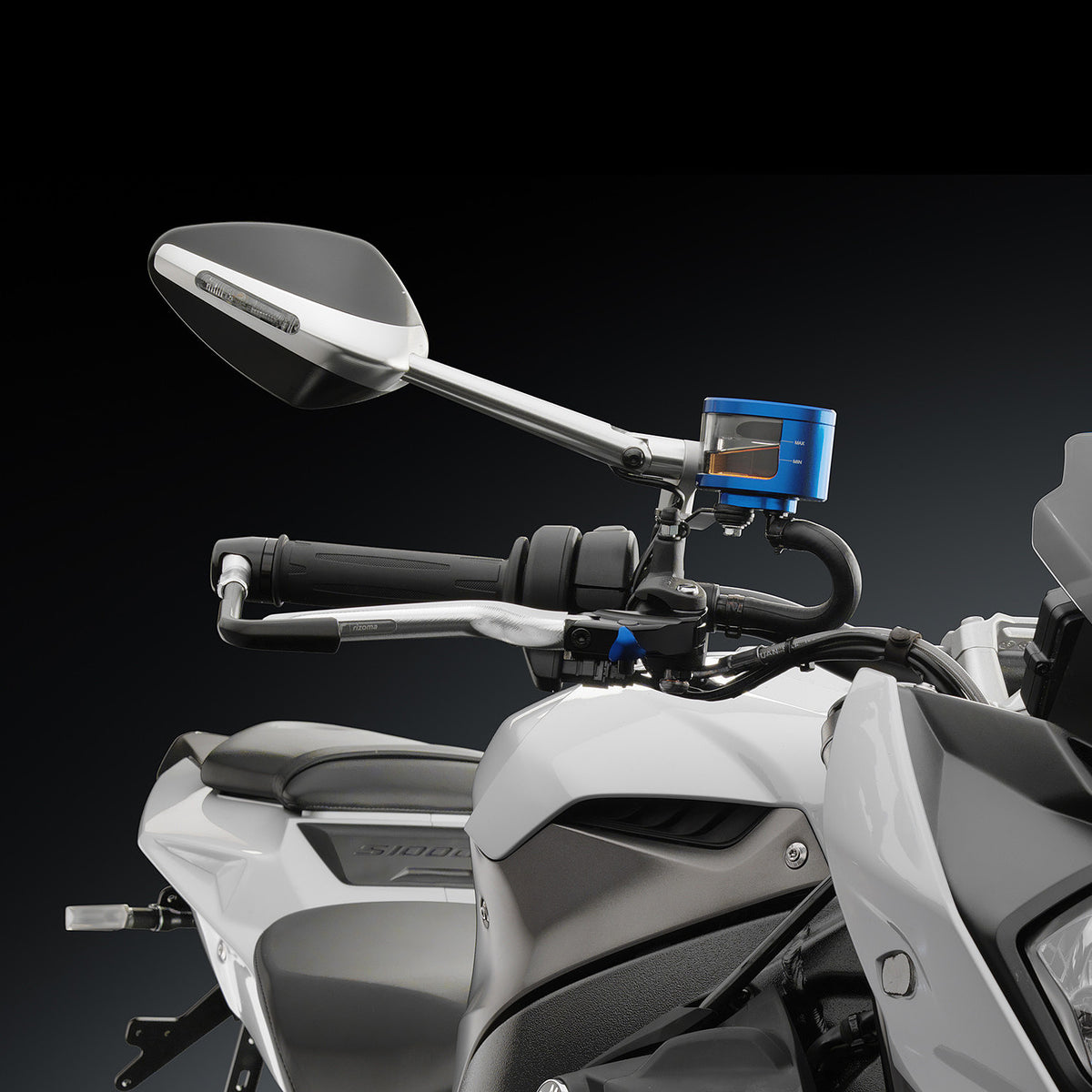 Rizoma Veloce L Naked — Side Mount / E-Approved — BS306A