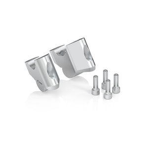 Rizoma Raised and swept-back risers — to raise up (+35 mm) and drawn back (-20 mm) the handlebar — ZDM167A