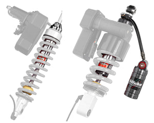 VKU01 - Front & Rear Mono Shock Kit - Red Spring