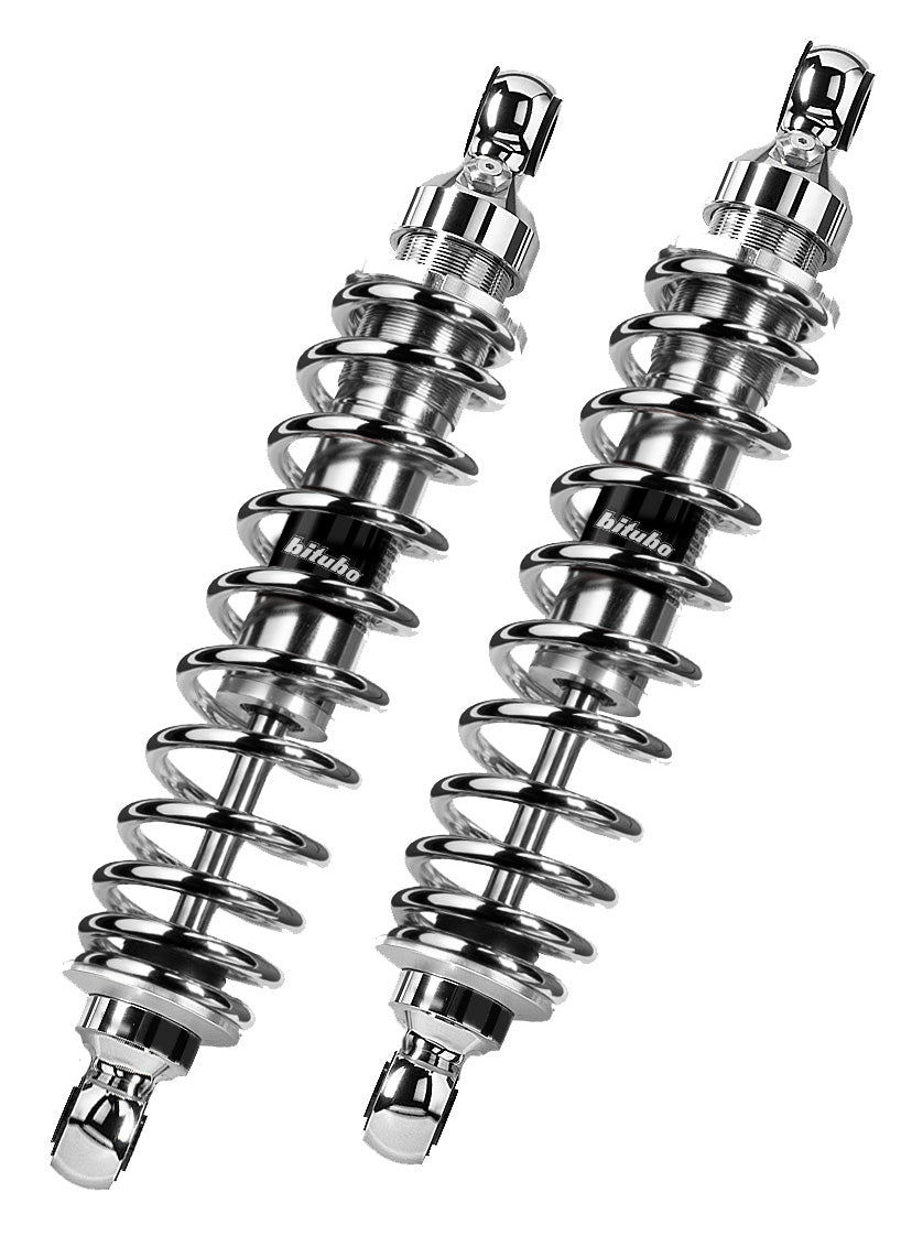 WMB43 - Rear Twin Shocks - Chrome Spring