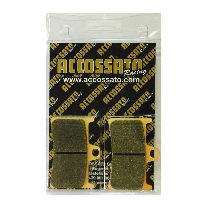 Accossato AGPA97ST Street Front Brake Pads for Yamaha YZF-R6 YZF-R7 YZF-R1 MT-07 MT-09 MT-10 FZ XJR