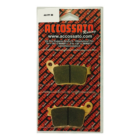 Accossato AGPP39ST Street Brake Pads for Honda Kawasaki Suzuki Yamaha