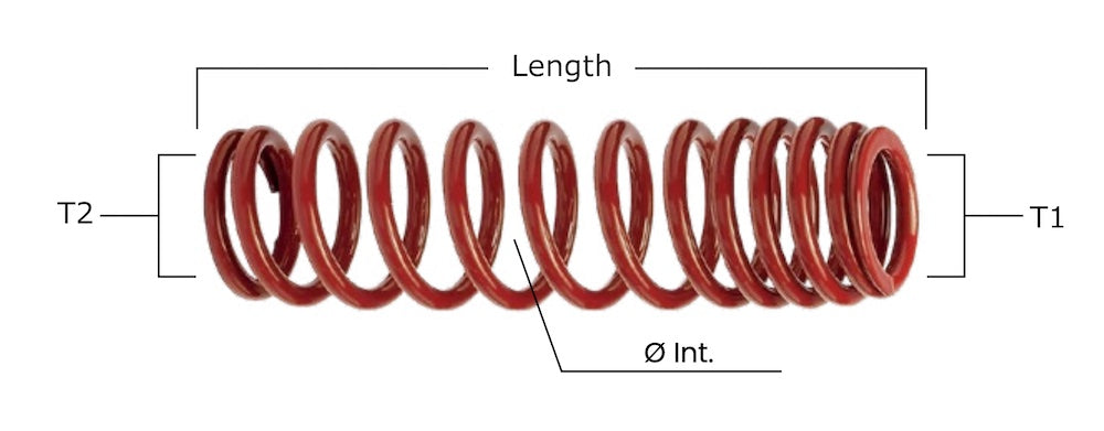 Red Spring for Shock Type: W