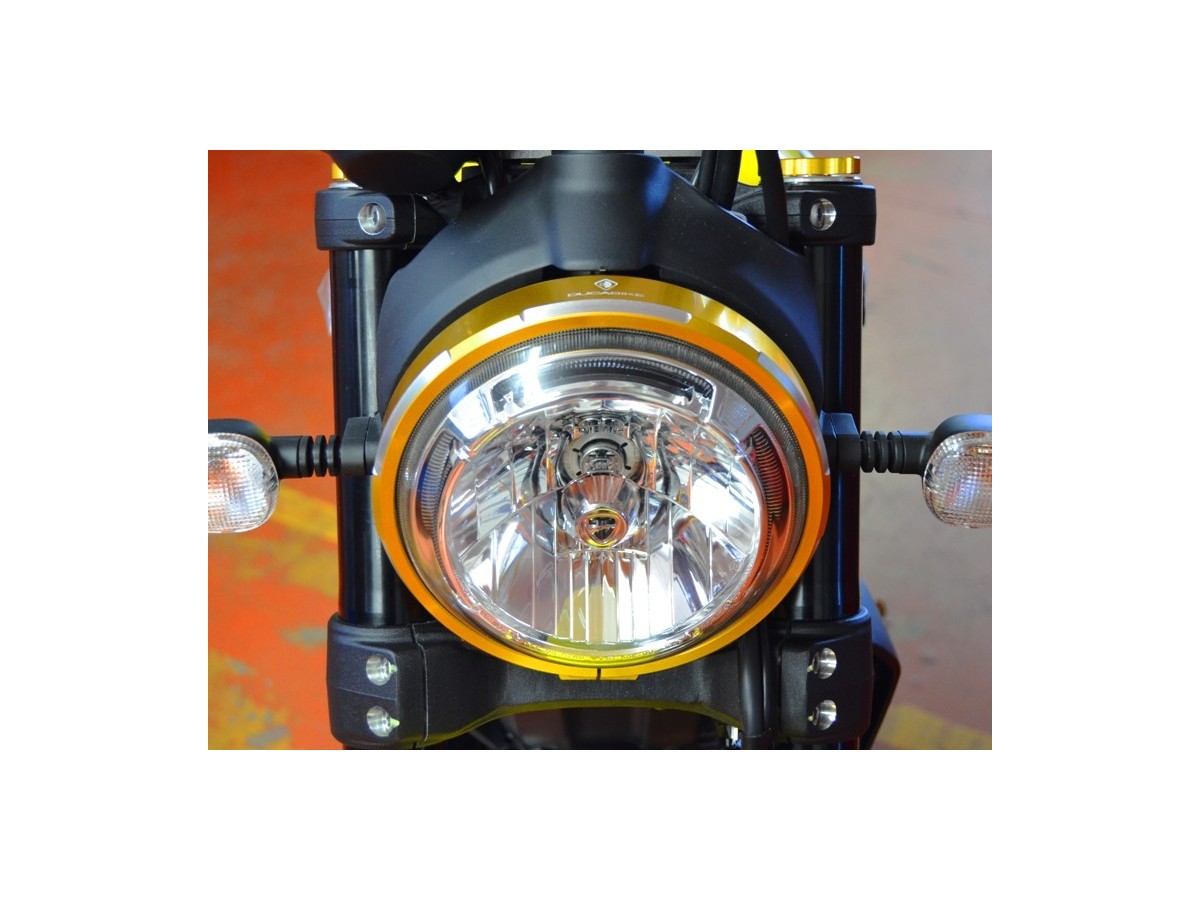 CFSCRA01 - SCRAMBLER BILLET ALUMINIUM HEADLIGHT TRIM