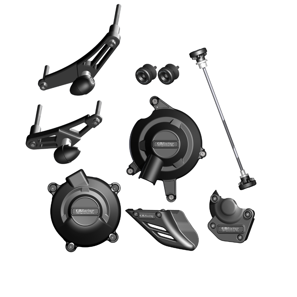 GBRacing Crash Protection Bundle (Race) for Triumph Daytona 675 Street Triple / R