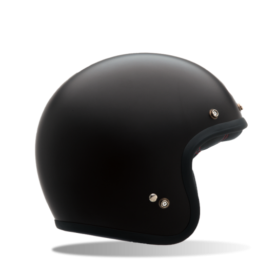 Bell Helmet Custom 500 Matte Black - With studs
