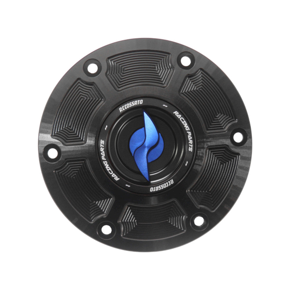 Accossato Fuel Cap Quick Action for Ducati Multistrada Diavel, blue