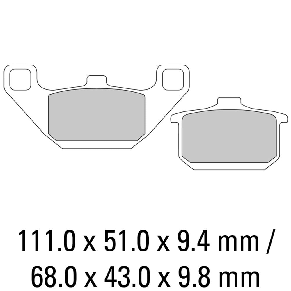 FERODO Brake Disc Pad Set FDB339EF