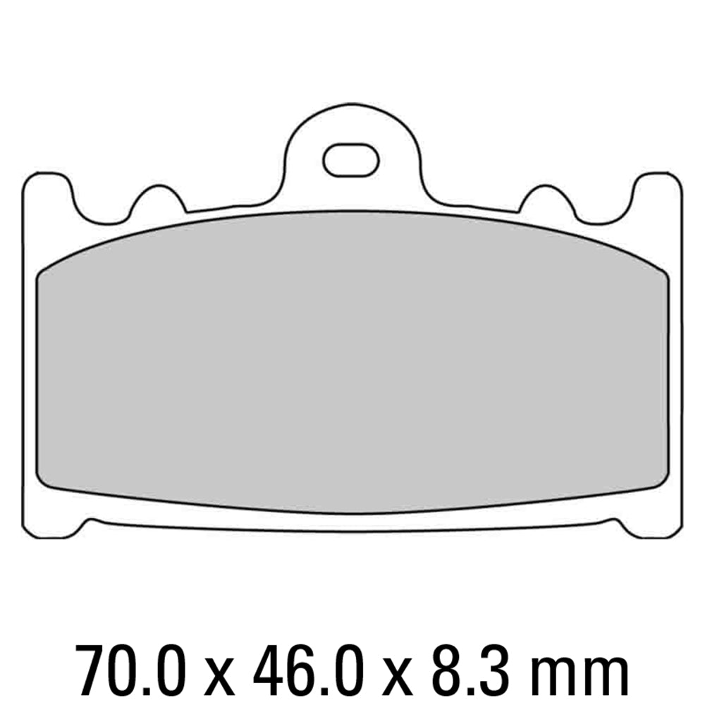 FERODO Brake Disc Pad Set FDB574EF