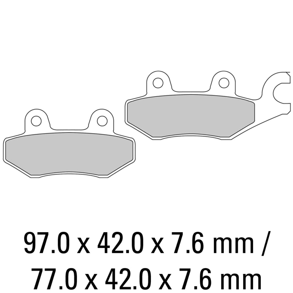 FERODO Brake Disc Pad Set FDB631ST