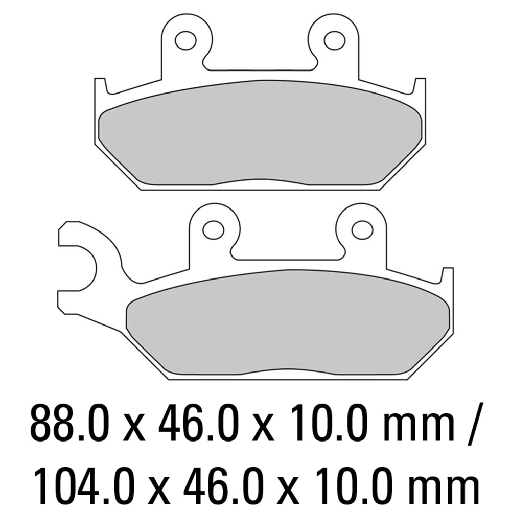 FERODO Brake Disc Pad Set FDB737P