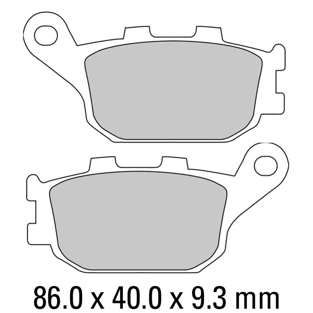 FERODO Brake Disc Pad Set FDB754ST