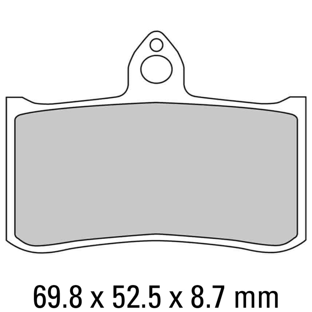 FERODO Brake Disc Pad Set FDB858P*