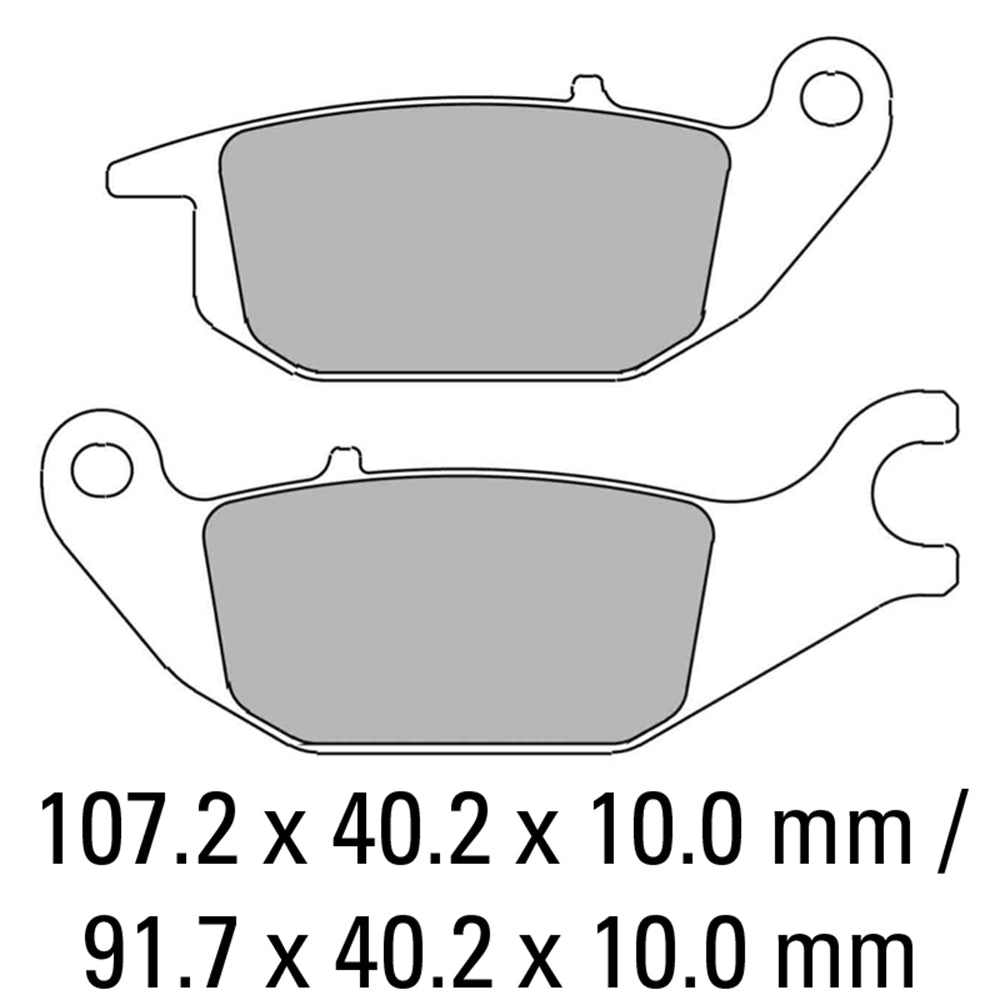 FERODO Brake Disc Pad Set FDB2143EF