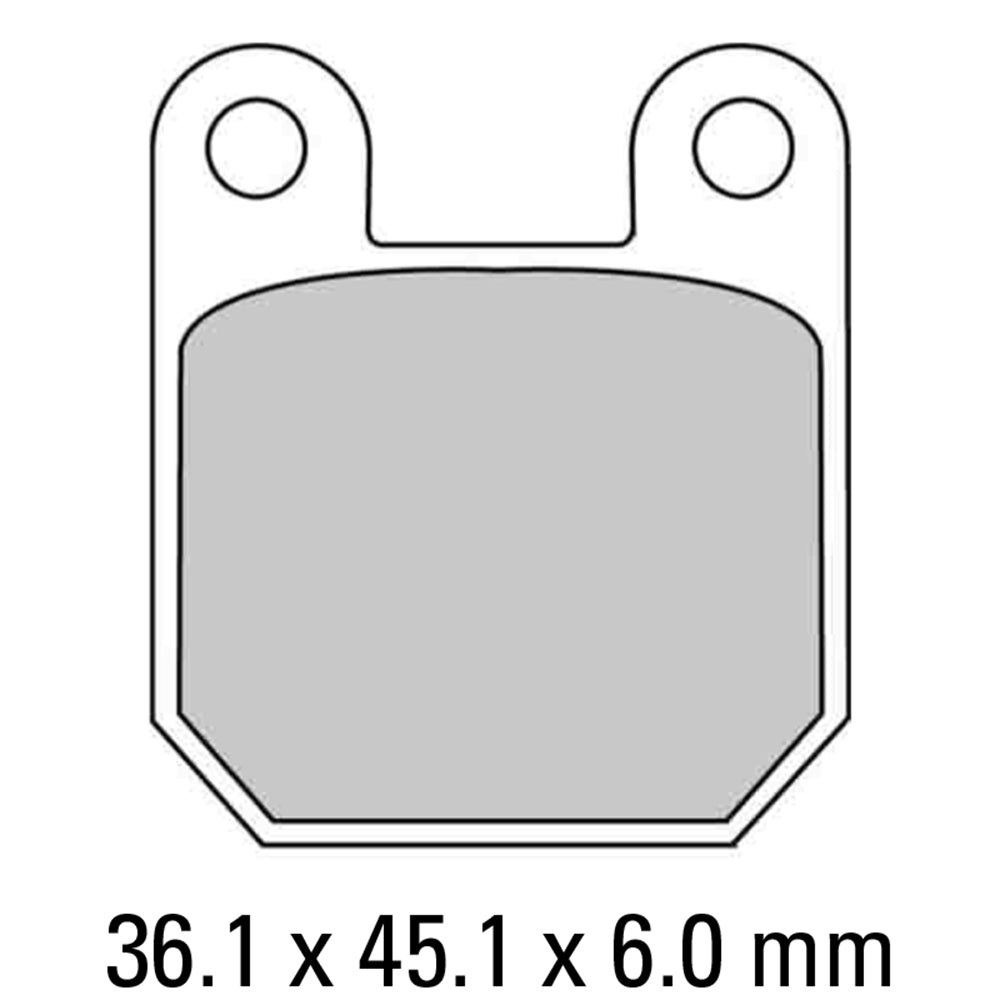 FERODO Brake Disc Pad Set FRP405P*