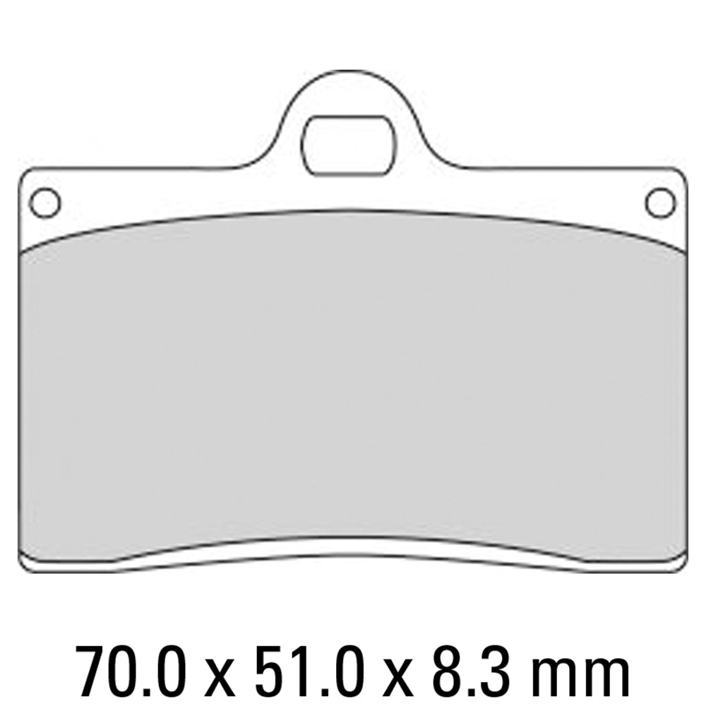 FERODO Brake Disc Pad Set FRP408ST