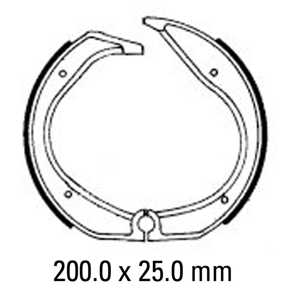 FERODO Brake Shoe Set FSB701