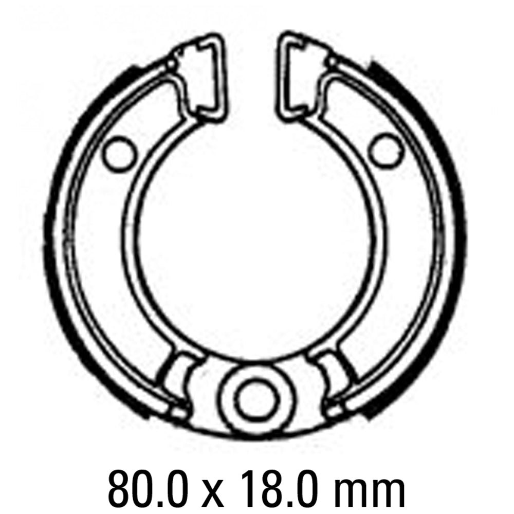 FERODO Brake Shoe Set FSB702