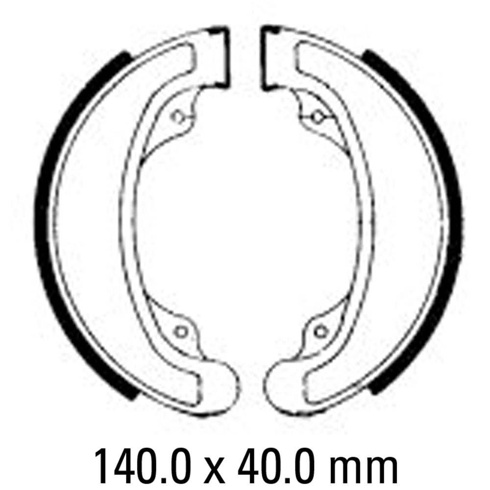 FERODO Brake Shoe Set FSB708