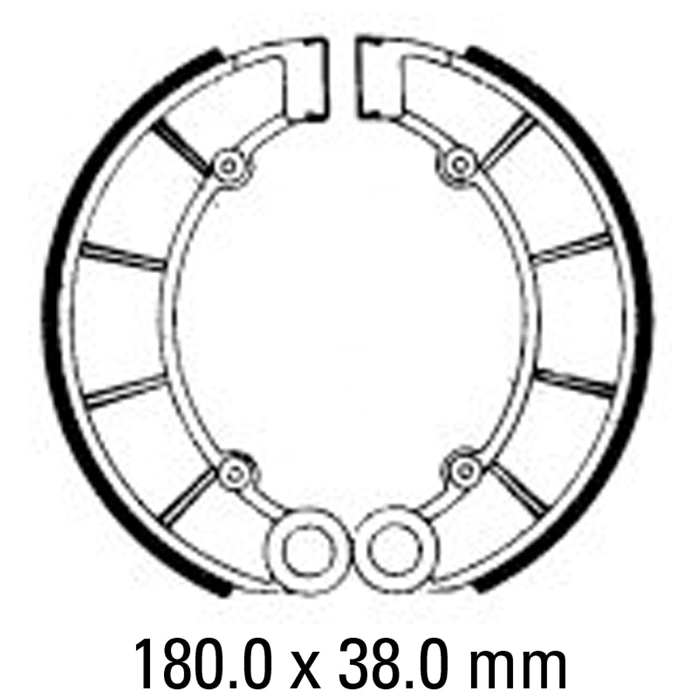 FERODO Brake Shoe Set FSB710