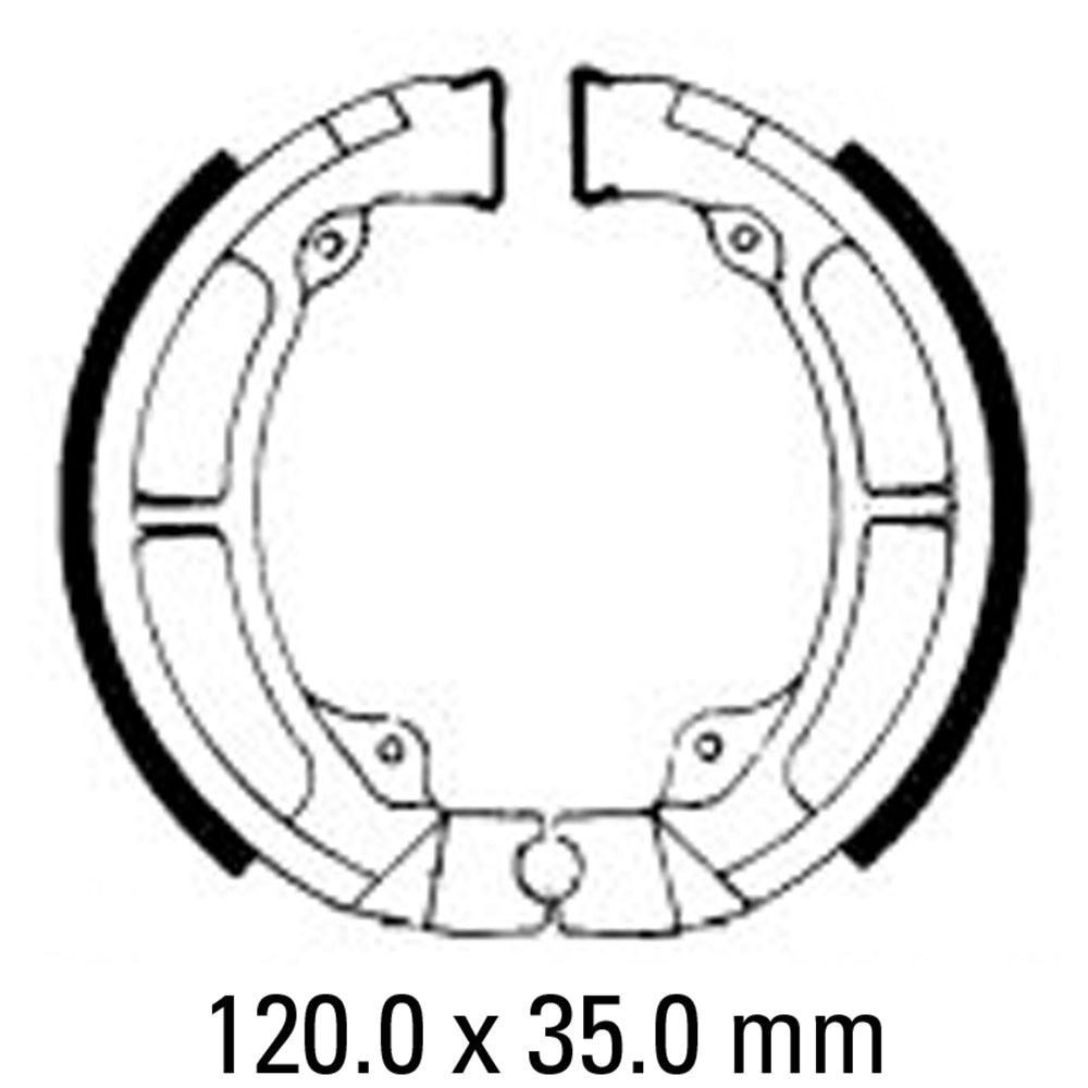 FERODO Brake Shoe Set FSB717
