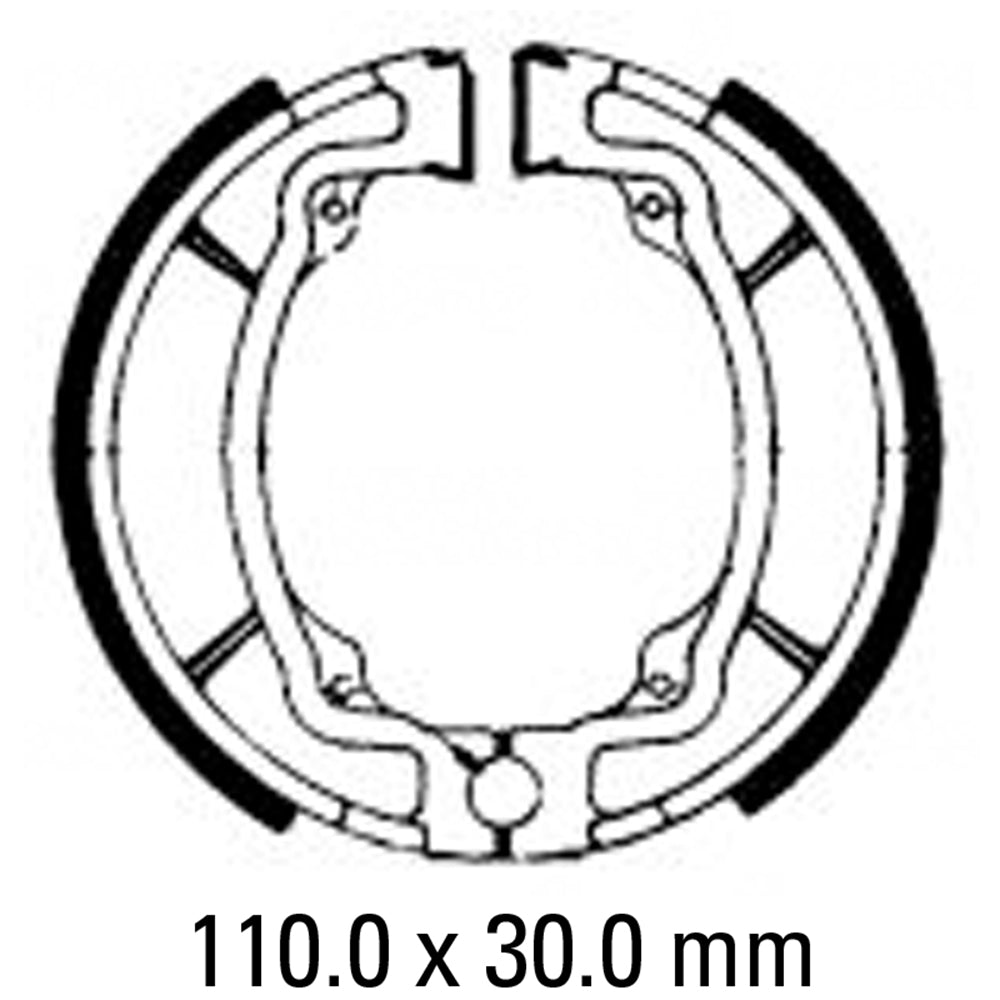 FERODO Brake Shoe Set FSB722