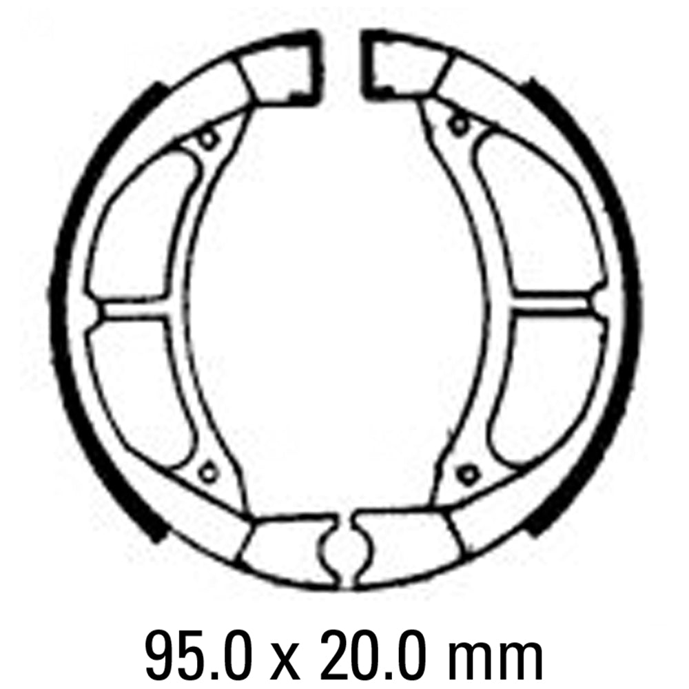 FERODO Brake Shoe Set FSB739