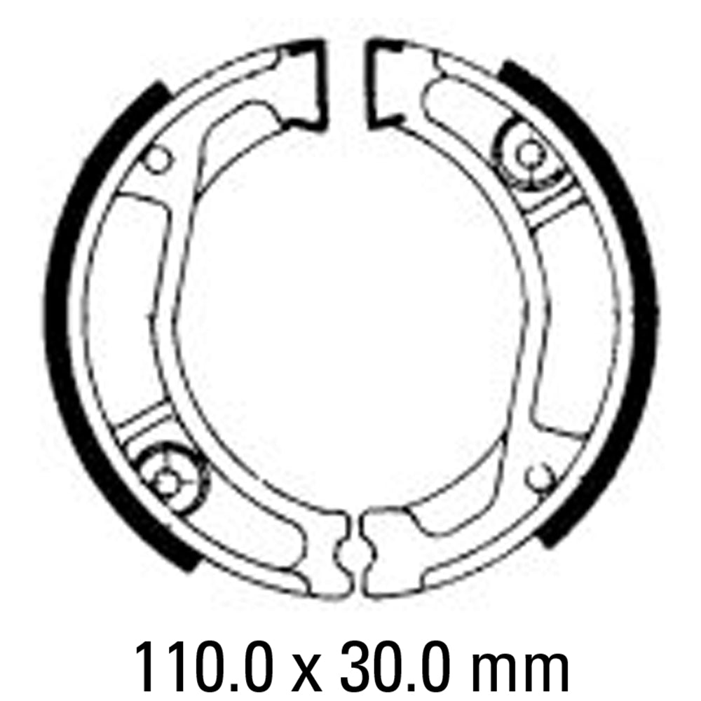 FERODO Brake Shoe Set FSB740