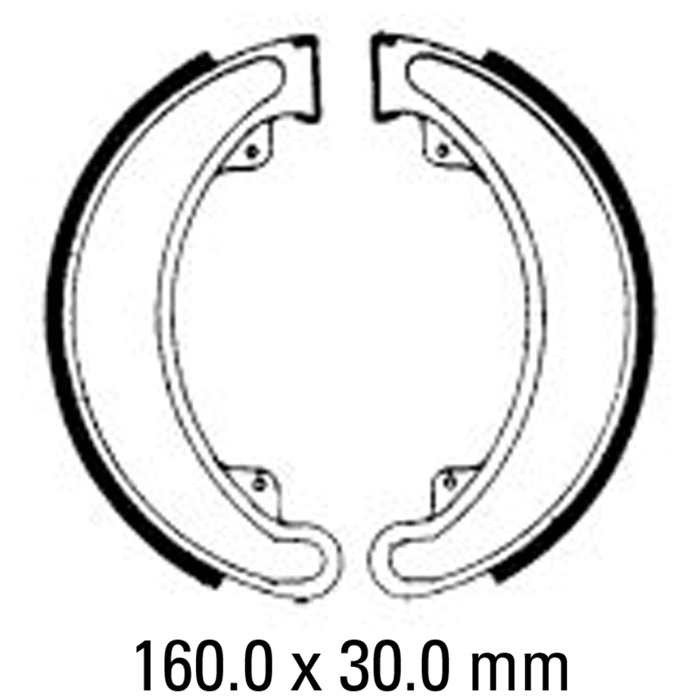 FERODO Brake Shoe Set FSB742