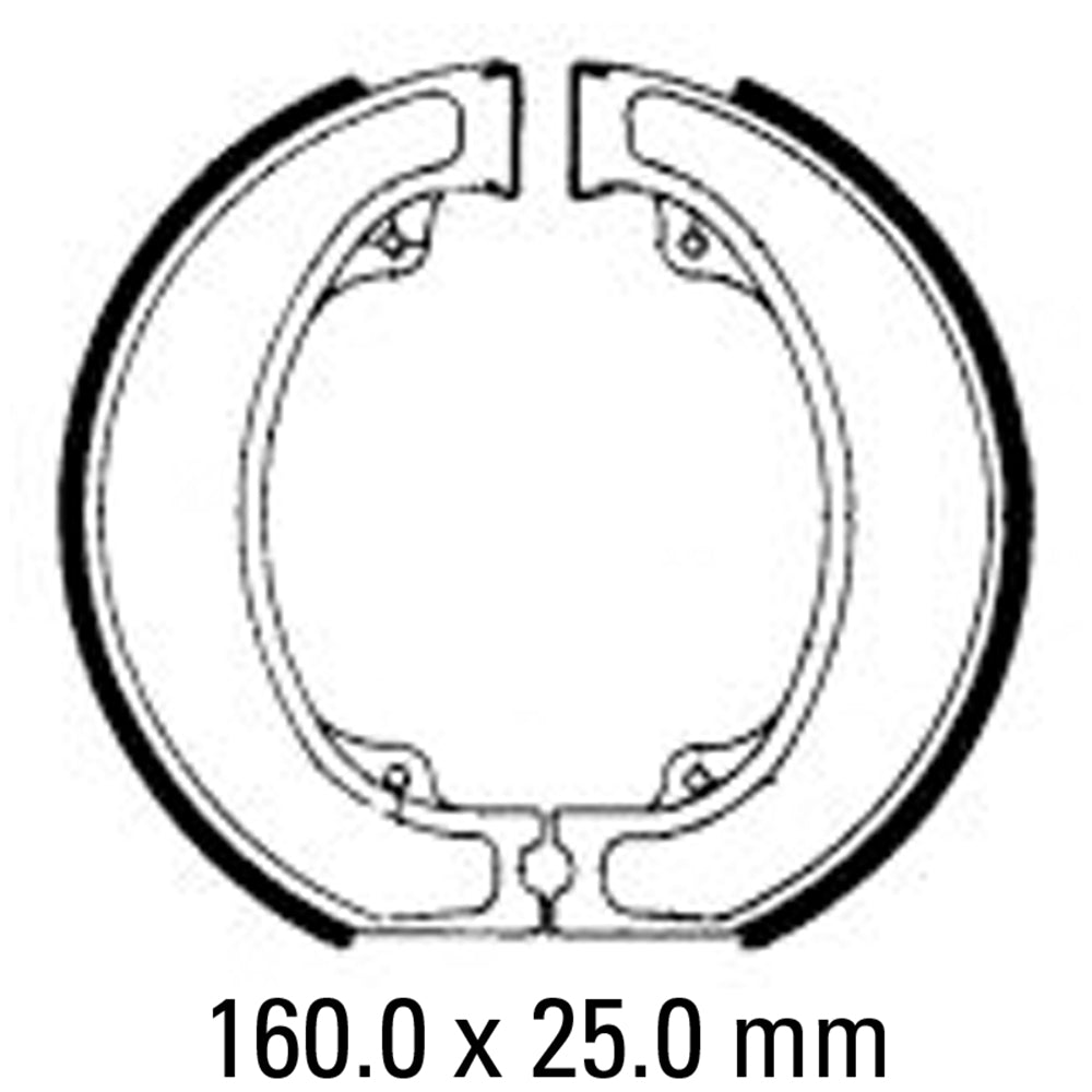 FERODO Brake Shoe Set FSB743