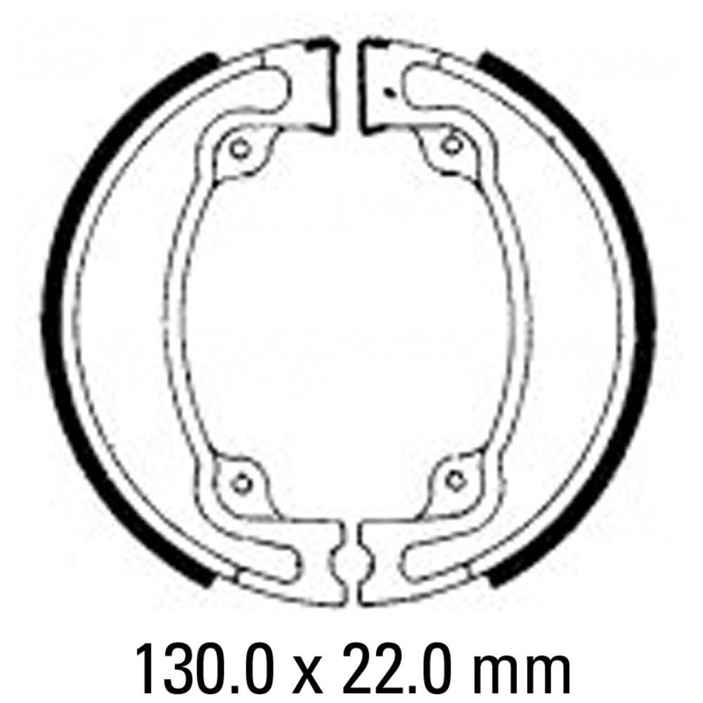 FERODO Brake Shoe Set FSB746