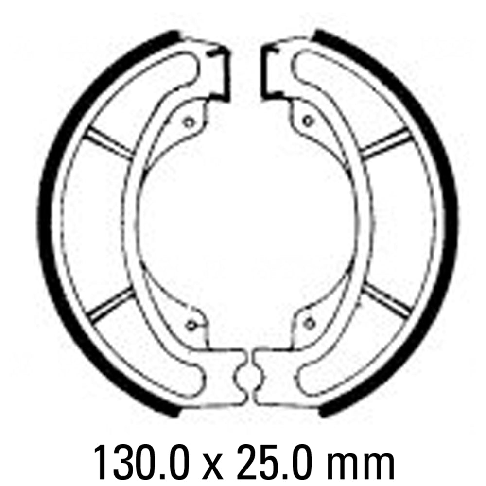 FERODO Brake Shoe Set FSB748