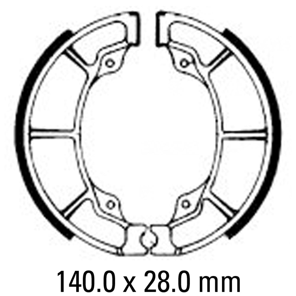 FERODO Brake Shoe Set FSB760