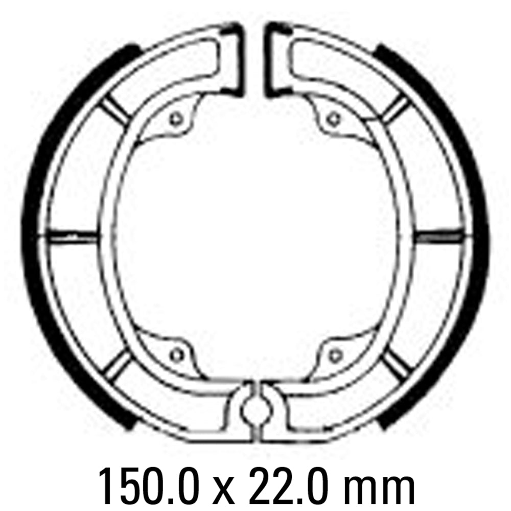 FERODO Brake Shoe Set FSB779