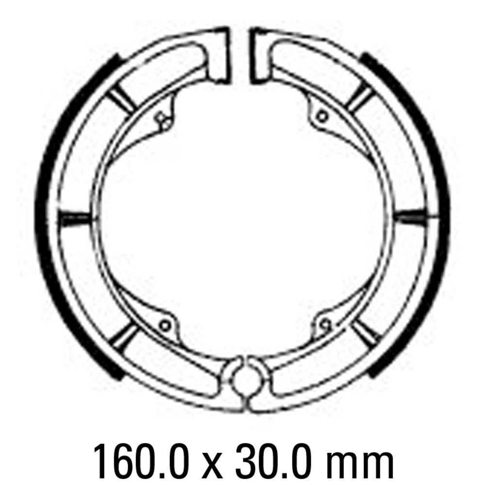 FERODO Brake Shoe Set FSB790