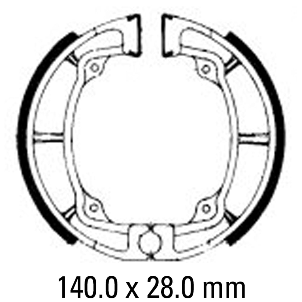 FERODO Brake Shoe Set FSB799