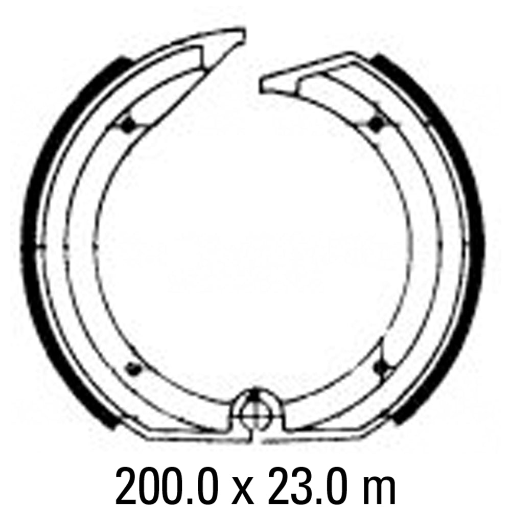 FERODO Brake Shoe Set FSB805