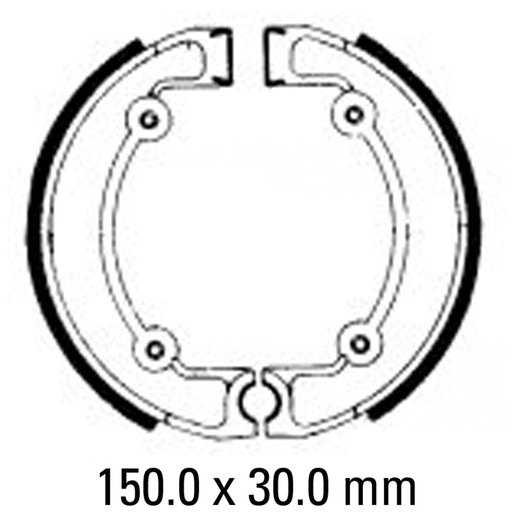 FERODO Brake Shoe Set FSB828
